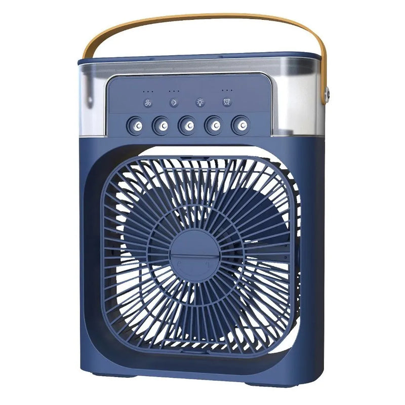 Refrigerador Ventilador Umidificador Portátil Com Led Reservatório De Água Led USB