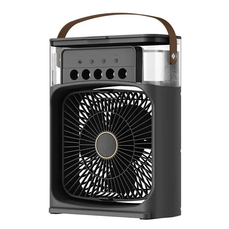 Refrigerador Ventilador Umidificador Portátil Com Led Reservatório De Água Led USB